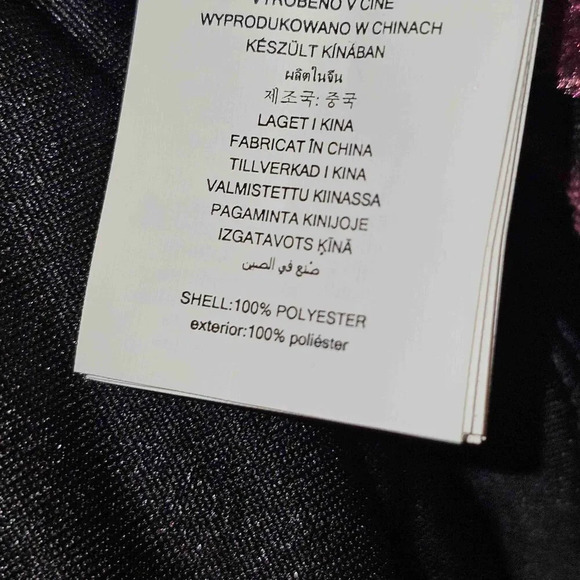 NWT MICHAEL‎ Michael Kors Black Cordovan Velvet Tie Waist Flounce Mini Dress Med - Picture 6 of 6